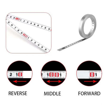 Self-Adhesive Measuring Tape Stainless Steel