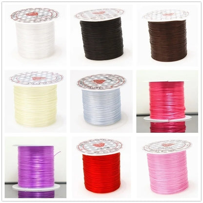 393inch/Roll Strong Elastic Crystal Beading Cord 1mm for Bracelets Stretch Thread String Necklace DIY Jewelry Making Cords Line