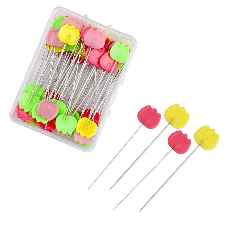 100/50pcs Dressmaking Pins Embroidery Patchwork Tools Fixed Pin Button Pin Patchwork Pin For Sewing And DIY