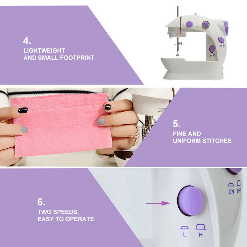 Multifunctional Home Miniature Electric Portable Desktop Sewing Machine