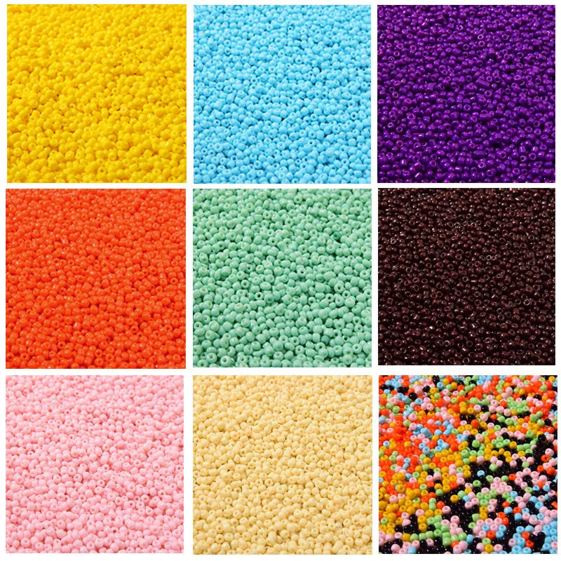 1000Pcs 3mm Japan Glass Seedbeads Uniform Metallic Colors Round Glass Beads For DIY Jewelry Making Garments Accessory