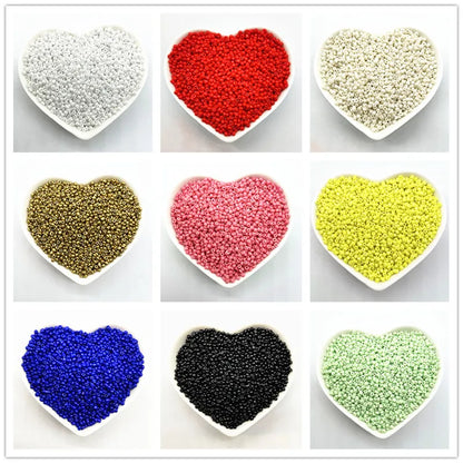 4mm 15g Effect of The Lacquer That Bake Charm Czech Glass Seed Beads DIY Bracelet Beads for Jewelry Making Accessories