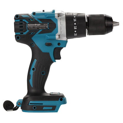 Without Battery - 18V 13mm cordless impact drill brushless impact drill screwdriver drill body compatible 1830 1840 1850 1860