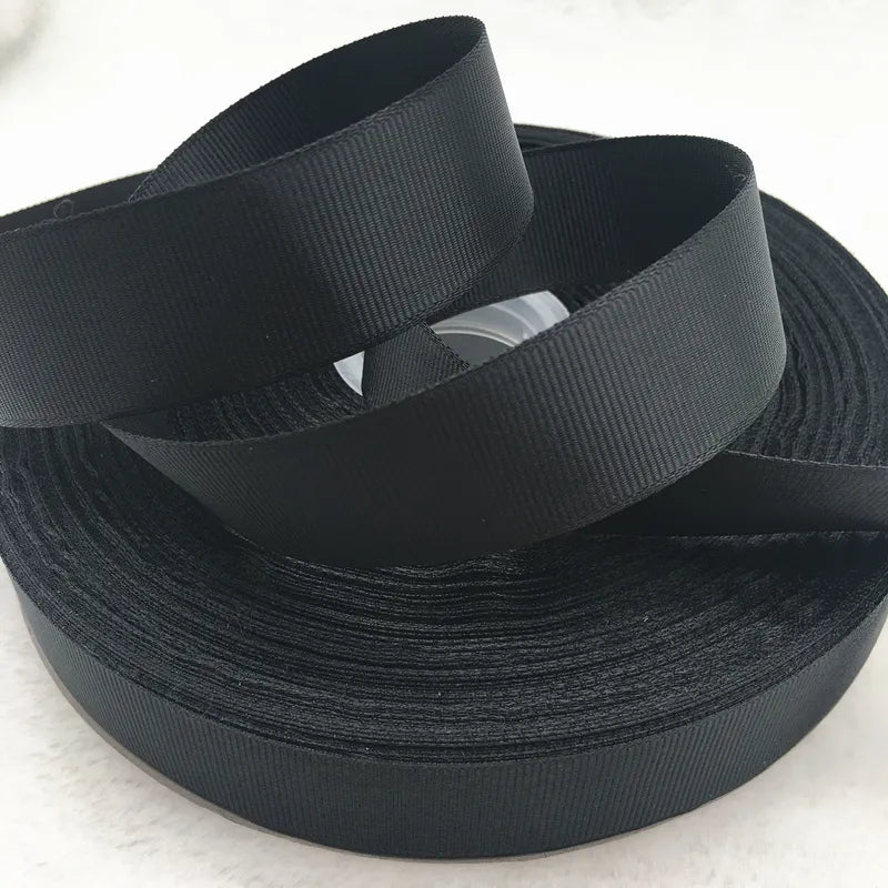 5yards 10mm 15mm 25mm 38mm 50mm Grosgrain Ribbon For Christmas Wedding Decoration DIY Sewing Handmand Crafts