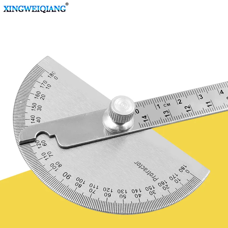 145mm stainless steel 180 protractor