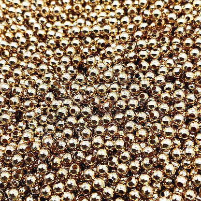 3mm 4mm Tone Metal Beads Smooth Ball Spacer Beads for Jewelry Making Diy Handmade Accessories