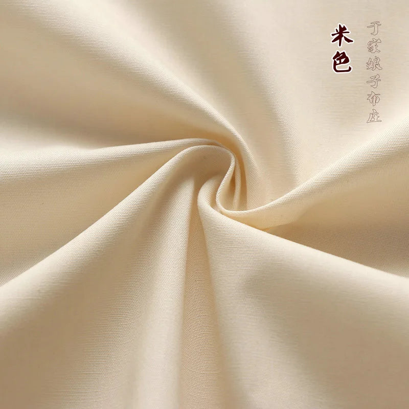 155x50cm 40s Cotton Imitation  Solid Color Poplin High Quality Clothing Fabric, Making Blouse Children's Clothing Cloth