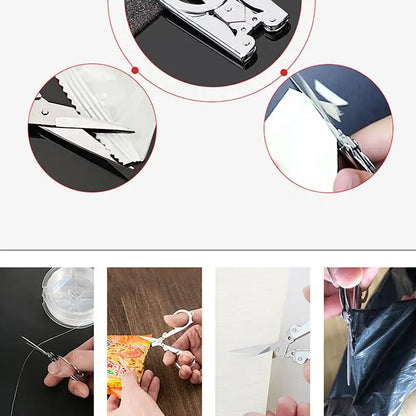 Folding Scissors Pocket Travel Small Crafts Sharp Blade Emergency Mini Foldable Travel Embroidery Scissor Thread Tailor Scissors