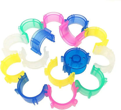 10/20/50Pcs Colorful Sewing Bobbin Clips Thread Spool Huggers Sewing Bobbin Clips Bobbin Thread Organizer DIY Sewing Tools