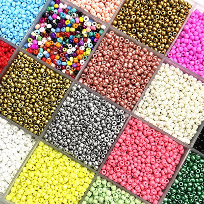 2/3mm 15g Effect of The Lacquer That Bake Charm Czech Glass Seed Beads for Jewelry Making DIY Handmade Bracelet Accessorie