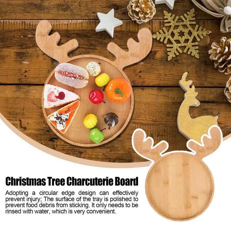 wooden Charcuterie Board Christmas Elk Router Templates Woodworking Tracing Stencils Cut Guide Tools For Deli Small Shop Home