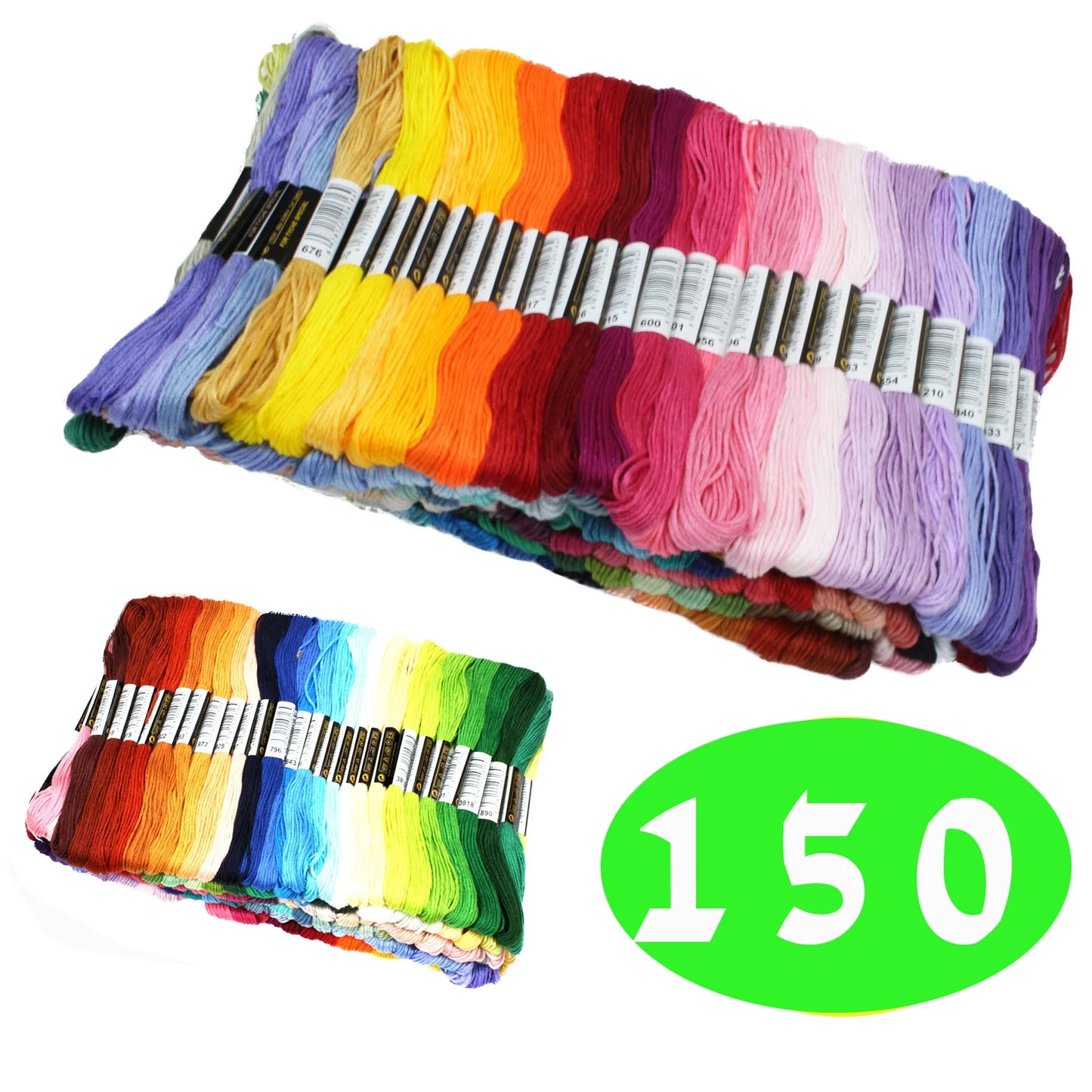 200/100/50 Anchor Similar DMC Cross Stitch Cotton Embroidery Thread Floss Sewing Skeins Craft Hogard