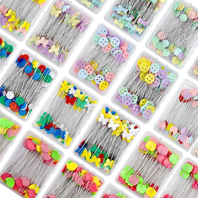 100/50pcs Dressmaking Pins Embroidery Patchwork Tools Fixed Pin Button Pin Patchwork Pin For Sewing And DIY