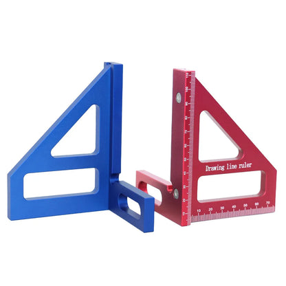 Woodworking Square Protractor Aluminum Alloy