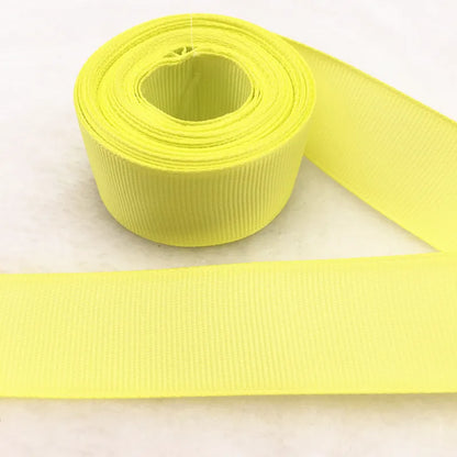 5yards 10mm 15mm 25mm 38mm 50mm Grosgrain Ribbon For Christmas Wedding Decoration DIY Sewing Handmand Crafts