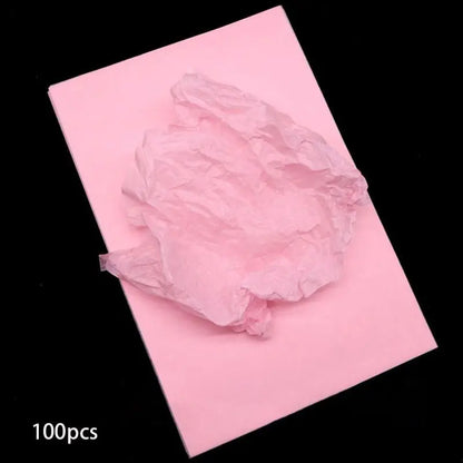 100Sheets/Pack Liner Tissue Paper For Clothing Shirt Shoes DIY Handmade A4 Translucent Wine Wrapping Papers Gift Packaging