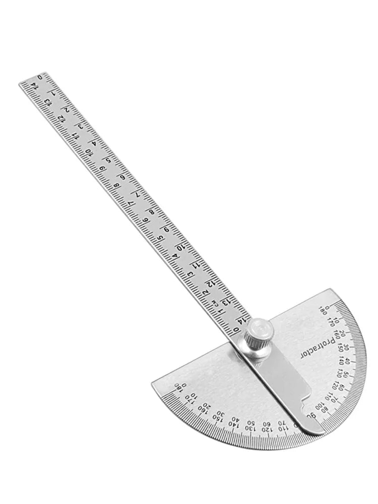 145mm stainless steel 180 protractor