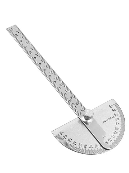 145mm stainless steel 180 protractor