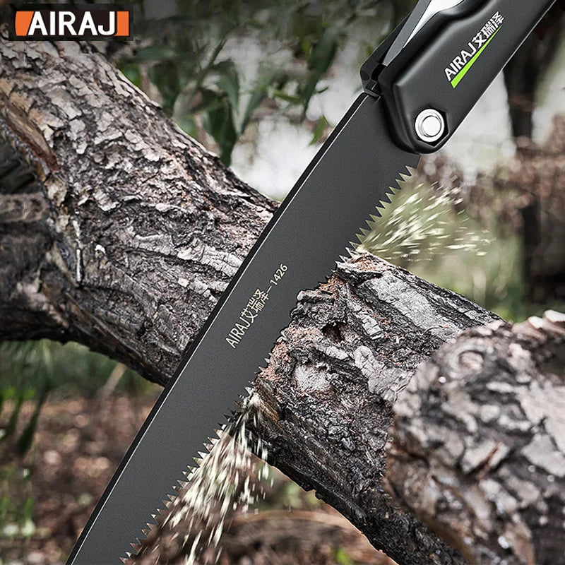 AIRAJ 1pc Extended Multi-functional Hand Saw, Woodworking Portable Steel Saw, Outdoor Tree And Camping Hand Saw