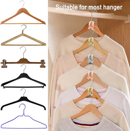 5/10Pcs Mini Clothes Hanger Connector Hooks Cascading Closet Hanger Hooks Space Saving Wardrobe Coat Organizer Rack Holder