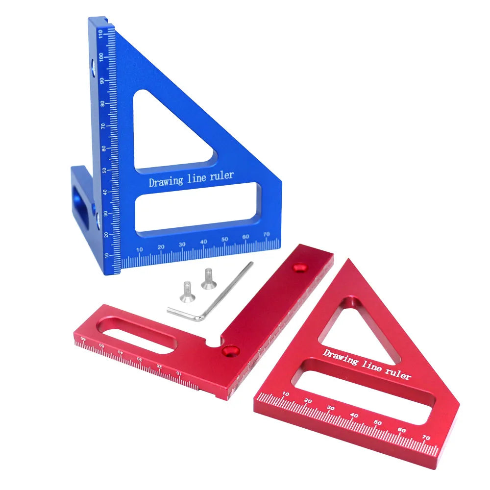 Woodworking Square Protractor Aluminum Alloy