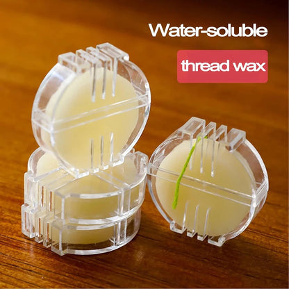 2PCS Sewing Thread Beeswax Conditioner Sewing Thread Wax Conditioner with Box for Quilting Making Sewing Strengthening Line