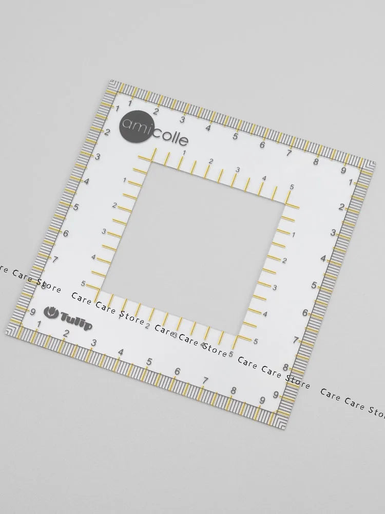 Original Tulip 1 Sewing Ruler And Curves Set Ruler For Patchwork Sewing And Cutting Knitting Needle Gauge Clear Quick Gauge