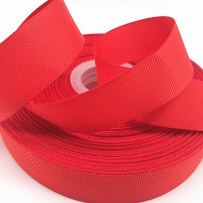 5yards 10mm 15mm 25mm 38mm 50mm Grosgrain Ribbon For Christmas Wedding Decoration DIY Sewing Handmand Crafts