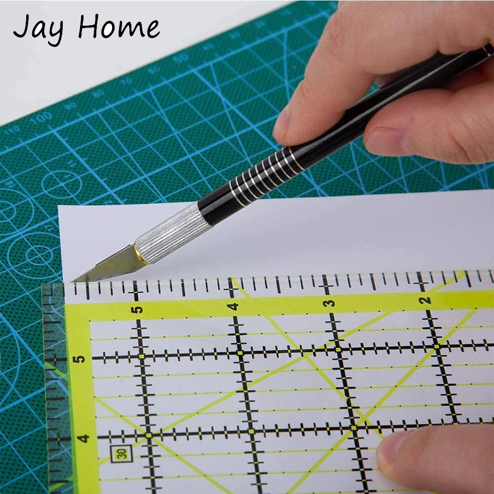 15x15 Acrylic Sewing Ruler Square Fabric Cutting Ruler Quilting Patchwork Ruler with Colored Grid Lines Quilting Sewing Craft