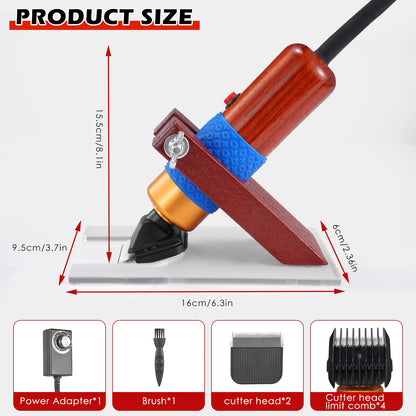 Tufting Carpet Trimmer With Shearing Guide Rug Carver Tufting Gun Trimmer Electric Rug Tuft Carver Clippers Carpet Carving Tool