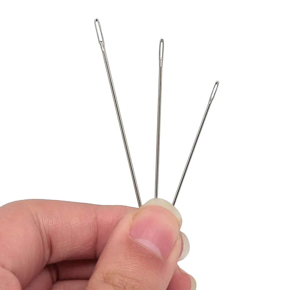 50 PCS/Lot Stainless Steel Household Large Eye Hand Sewing Needles Embroidery Pins For DIY Sewing Crafts Sewing Accessories