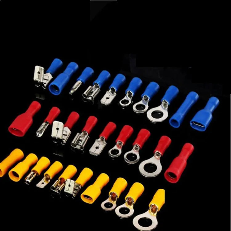 480/300/280PCS Insulated Cable Connector Electrical Wire Crimp Spade Butt Ring Fork Set Ring Lugs Rolled Terminals Assorted Kit