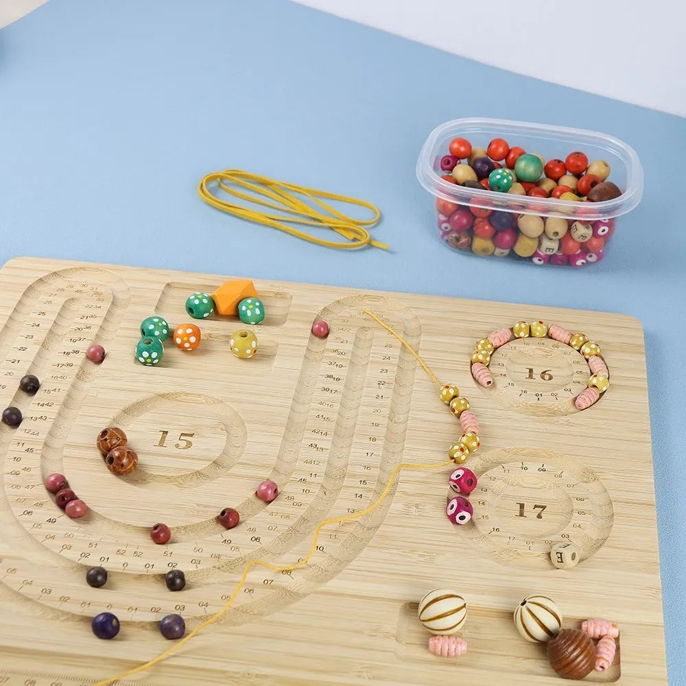 Eco-Friendly Bamboo Bead Board Perfect Tool for Jewelry Making and Beading Projects Bracelet Necklaces Design Beading Mats Trays