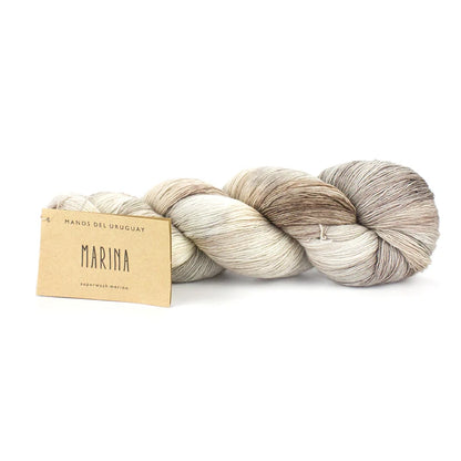 Manos Marina 100% Superwash Merino  Handdyed Yarn From Uruguay