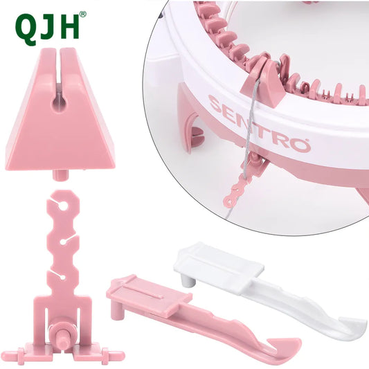 Sentro Knitting Parts Change Tension Device, Hanging Needle, Red White Hook, Yarn Guide, Thread Guide, Knitting Machines Adapter