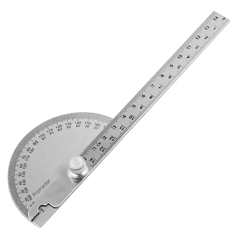 145mm stainless steel 180 protractor