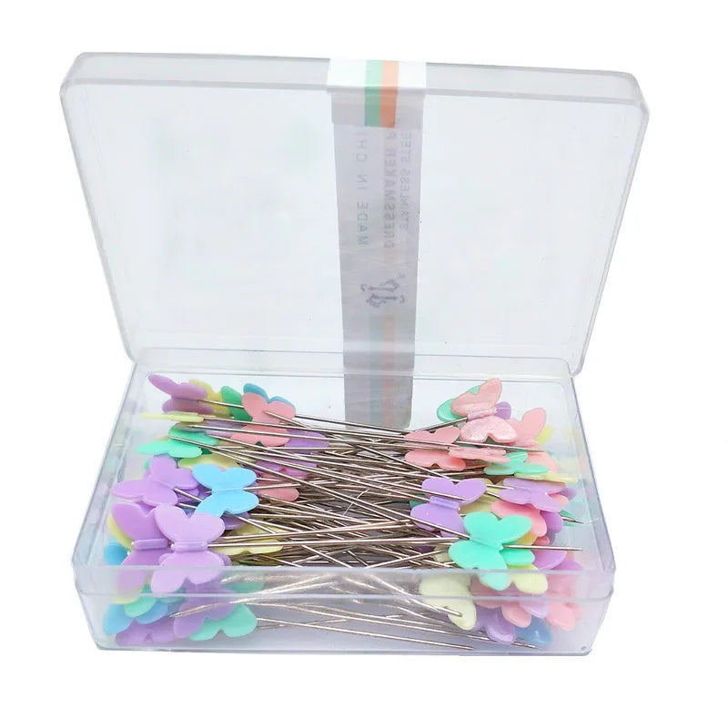 100Pcs/Box Sewing Pins Dressmaking Pins Embroidery Patchwork Pins Tools For DIY Craft Sewing Accessories