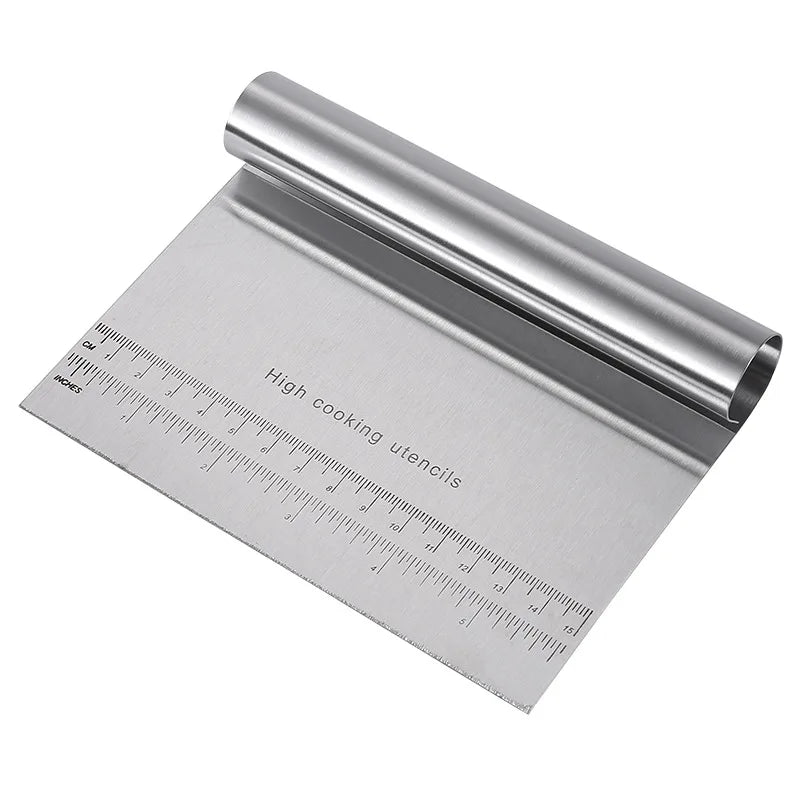 Stainless Steel Dough Chopper Bench Scraper Pastry Cutter