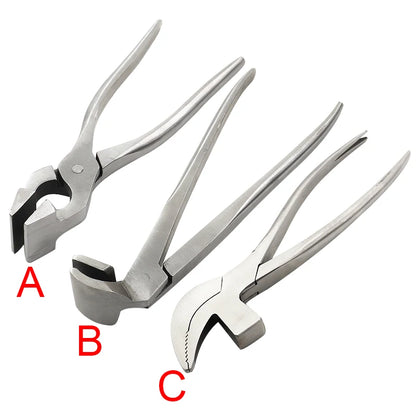 New Leather Edge Adjustment Press Flatten Plier Clamp For Handbag Leather Bag Making Pliers DIY Hand Tools Fixed Clamp Pliers