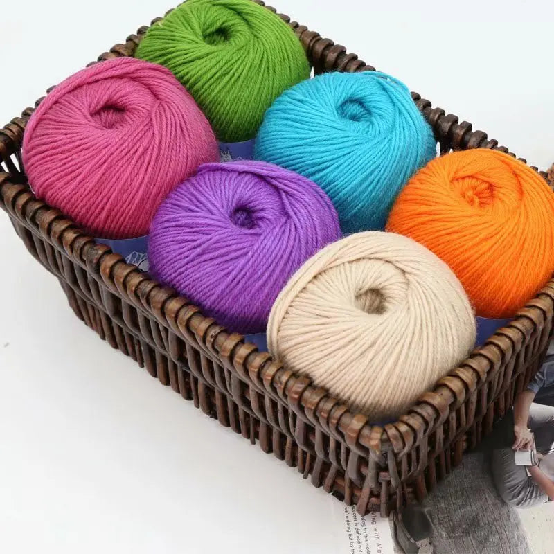 100% Wool Yarn For Hand Knitting Medium-Fine Soft Crochet Merino Lanas Threads Autumn Winter Sweater Scarf Lines Freeshipping