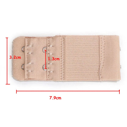 6/8PCS Bra Extender For Women's Elastic Bra Extension Strap Hook Clip Expander Adjustable Belt Buckle Intimates 2/3 Hooks