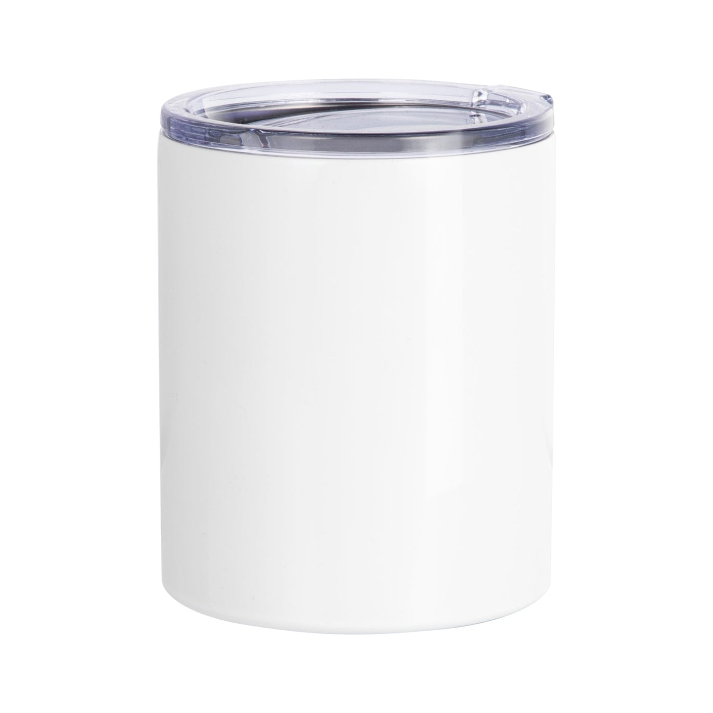 Craft Express 4 Pack of 10 oz. White Stainless-Steel Sublimation Lowballs