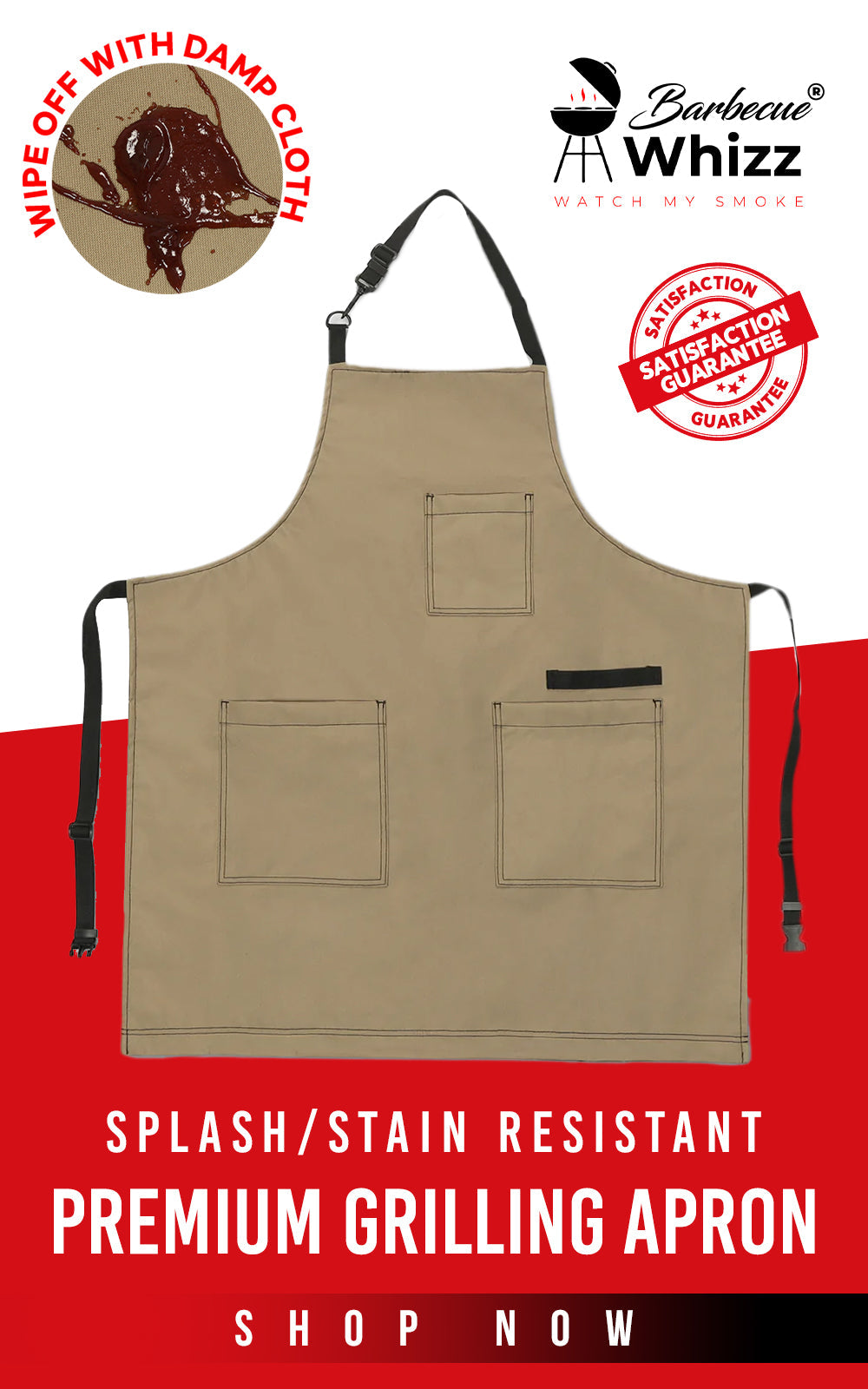 Splash Stain Grilling Aprons - Barbecue Whizz